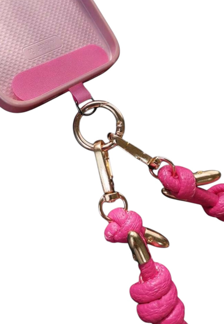 Pink Wrist Strap Phone Lanyard