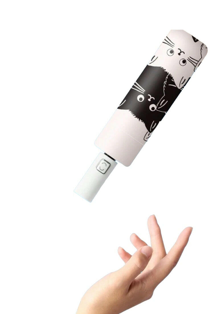Fully Automatic Cartoon Cat Pattern Umbrella