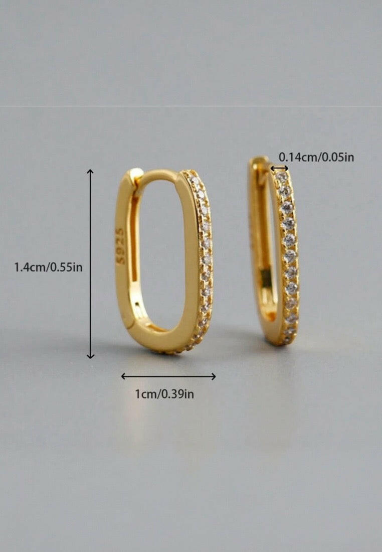 925 Sterling Silver Cubic Zirconia Earrings