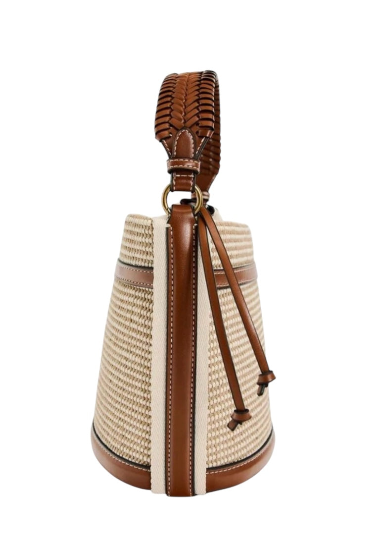 Weave Straw Bucket Bag