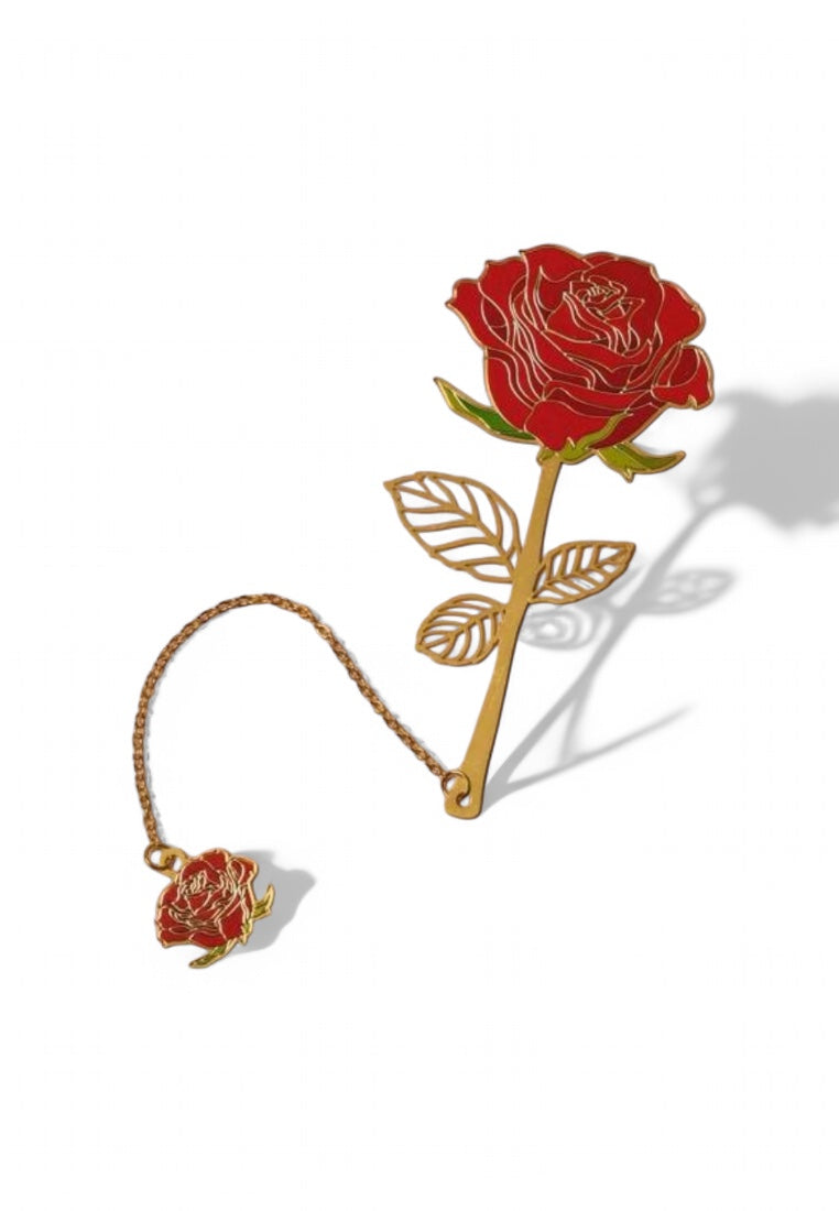 Metal Rose Bookmark