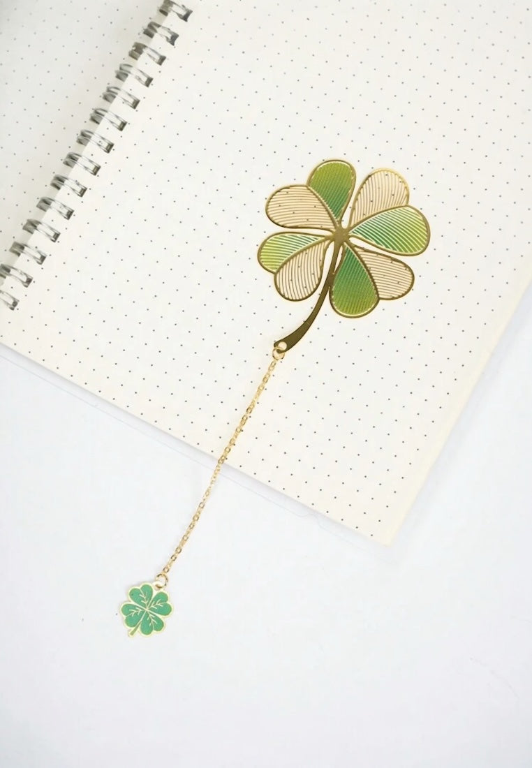 Four-Leaf Clover Bookmark