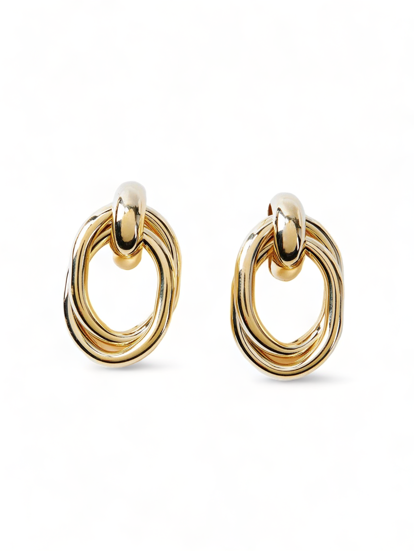 GEOMETRIC DROP EARRINGS