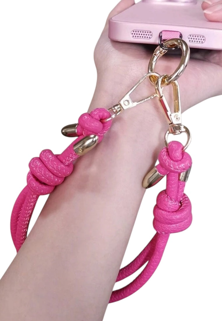 Pink Wrist Strap Phone Lanyard
