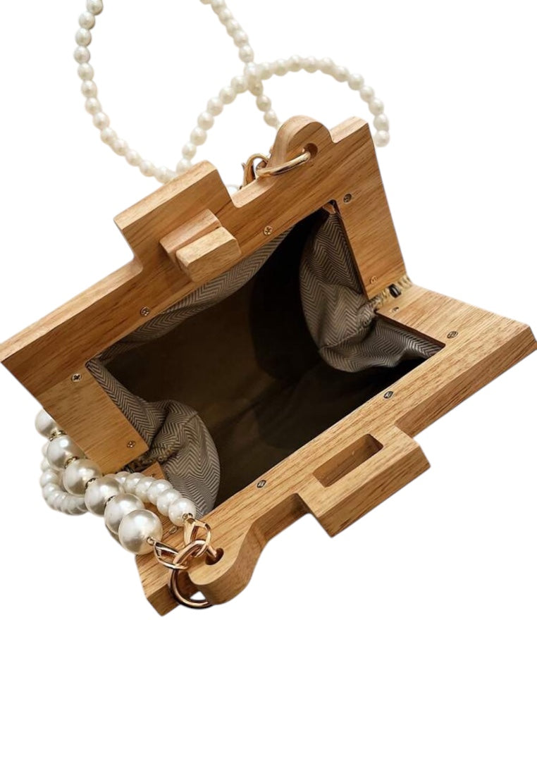 Striped Canvas Crossbody Bag