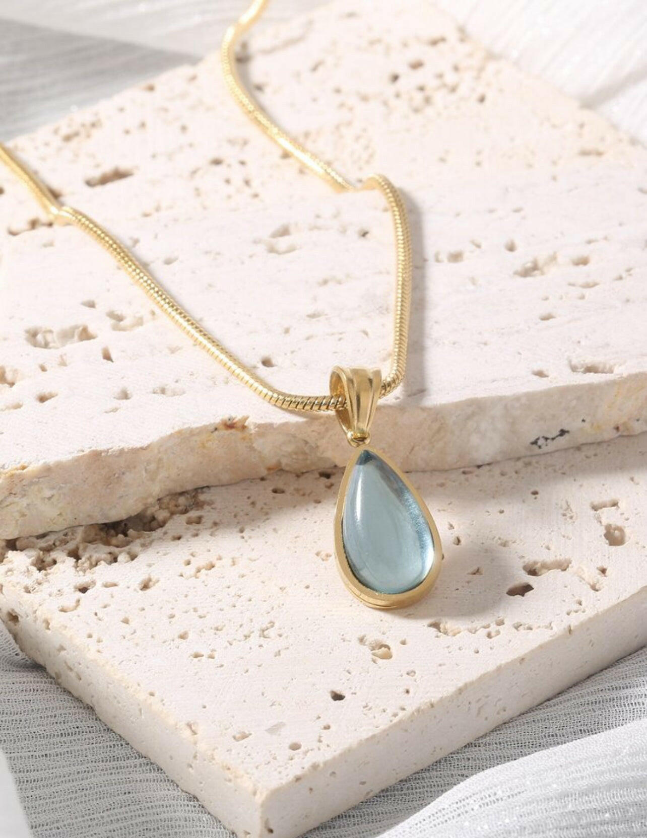 Water-drop Pendant Necklace
