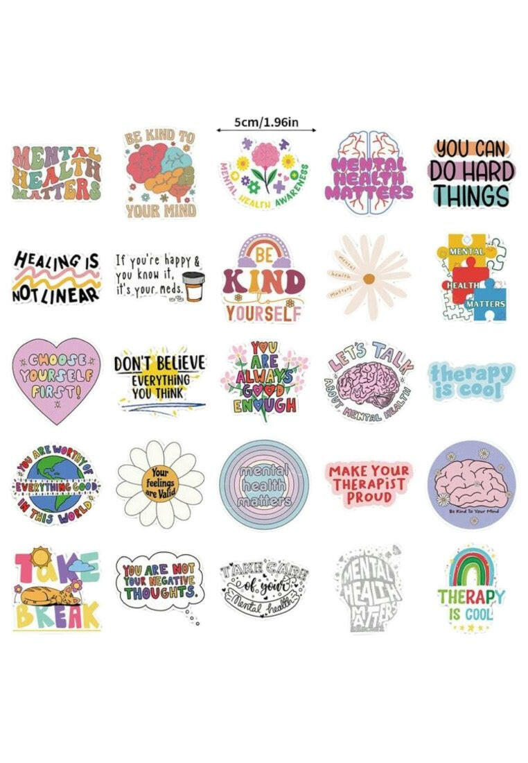50pcs Inspirational Positive Energy Stickers