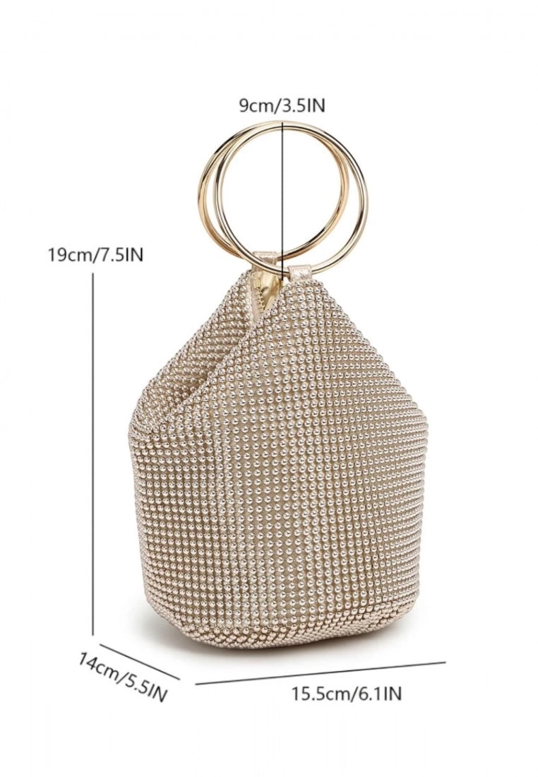Mini Top Ring Design Clutch Bag