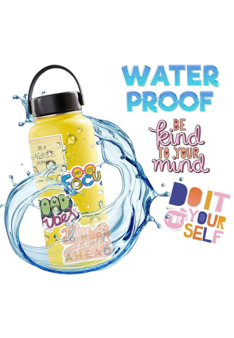 50pcs Inspirational Message Stickers