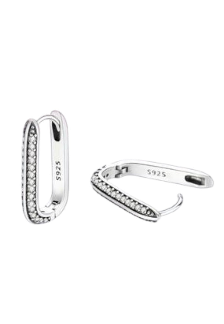 S925 Rhinestone Earrings