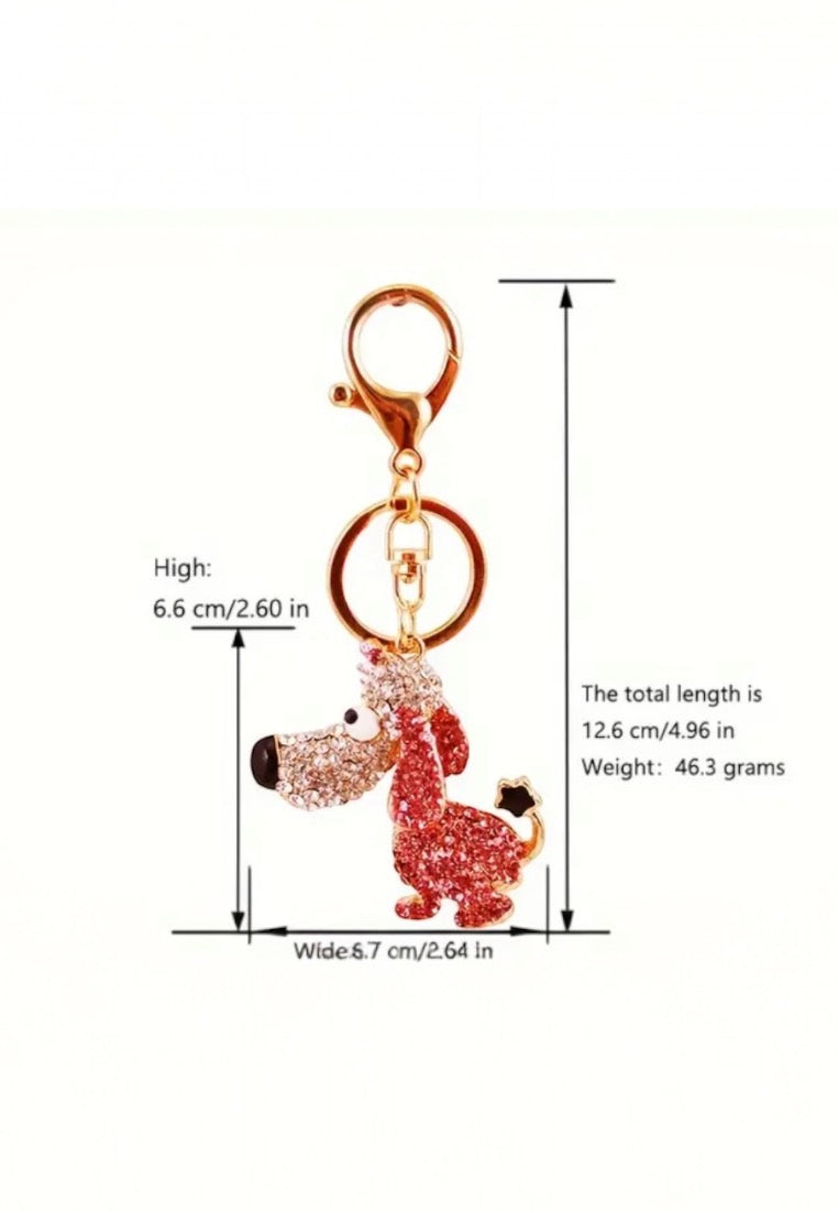 Cute Cartoon Dog Keychain