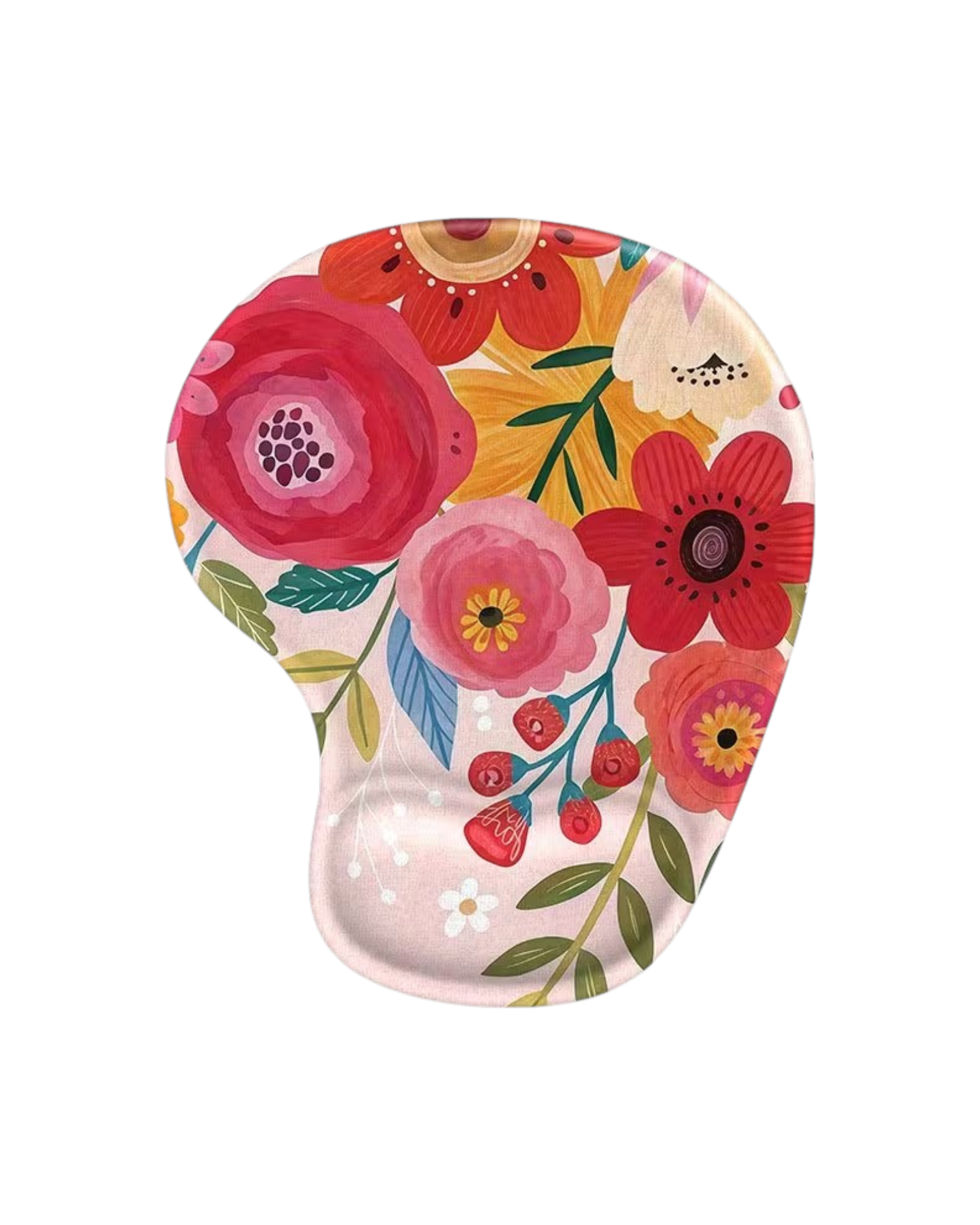 Flower Pattern Mouse Pad