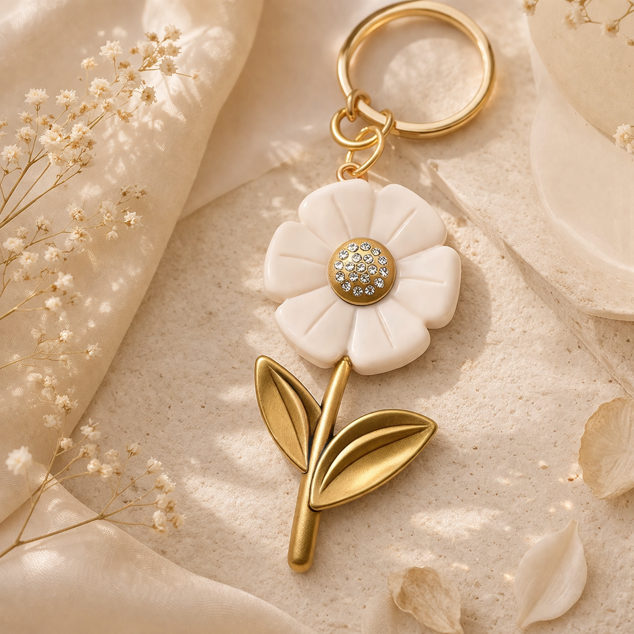 Chic Daisy Drop Charm