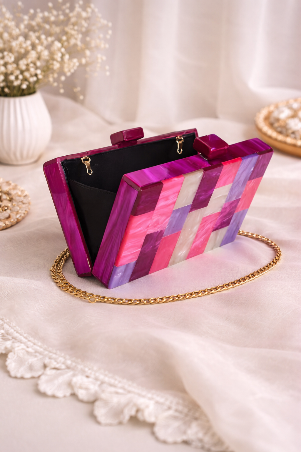 Pearl Patch Luxe Bag