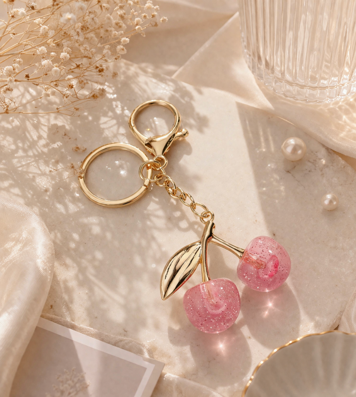 Cherry Keychain
