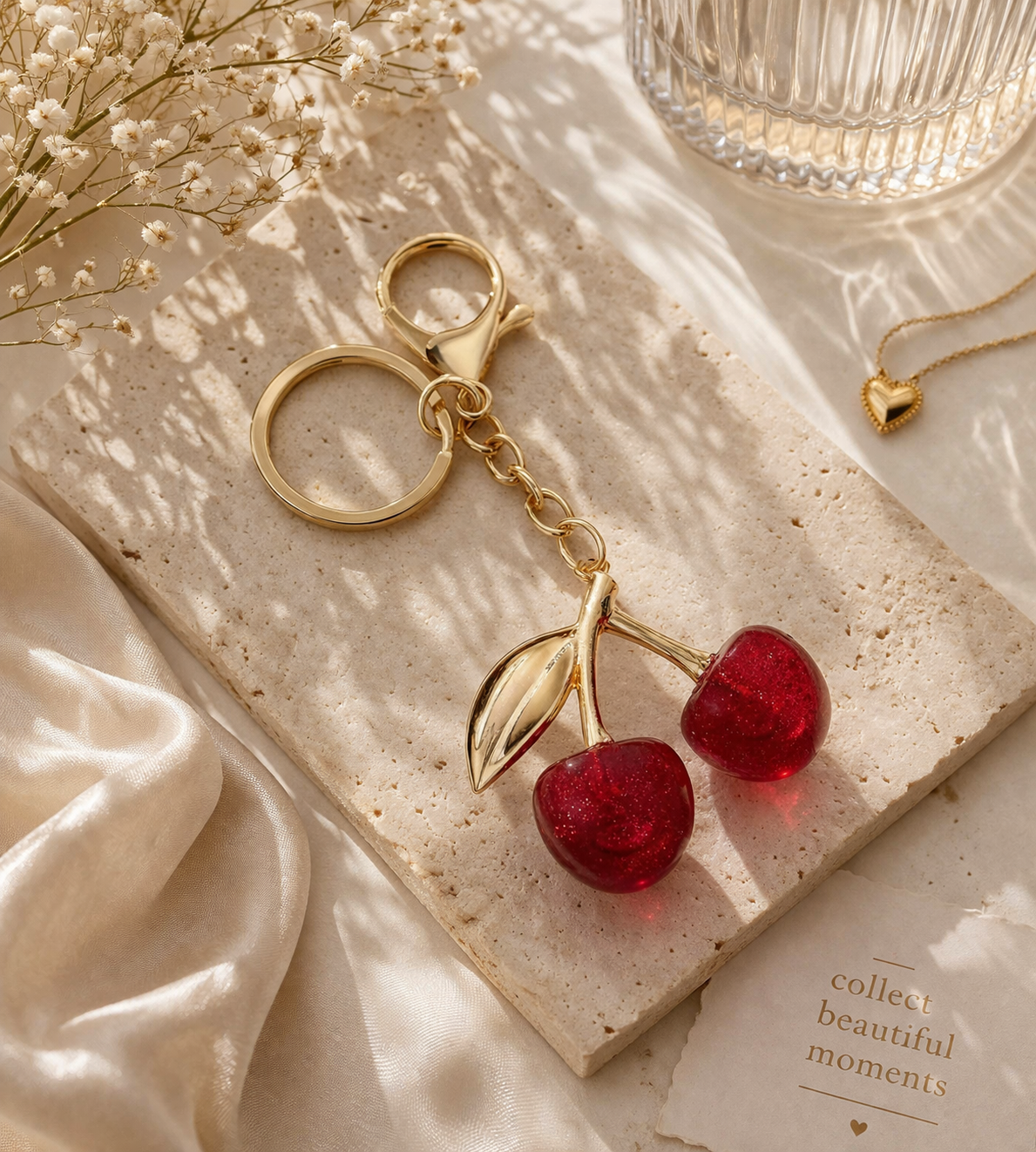 Cherry Keychain