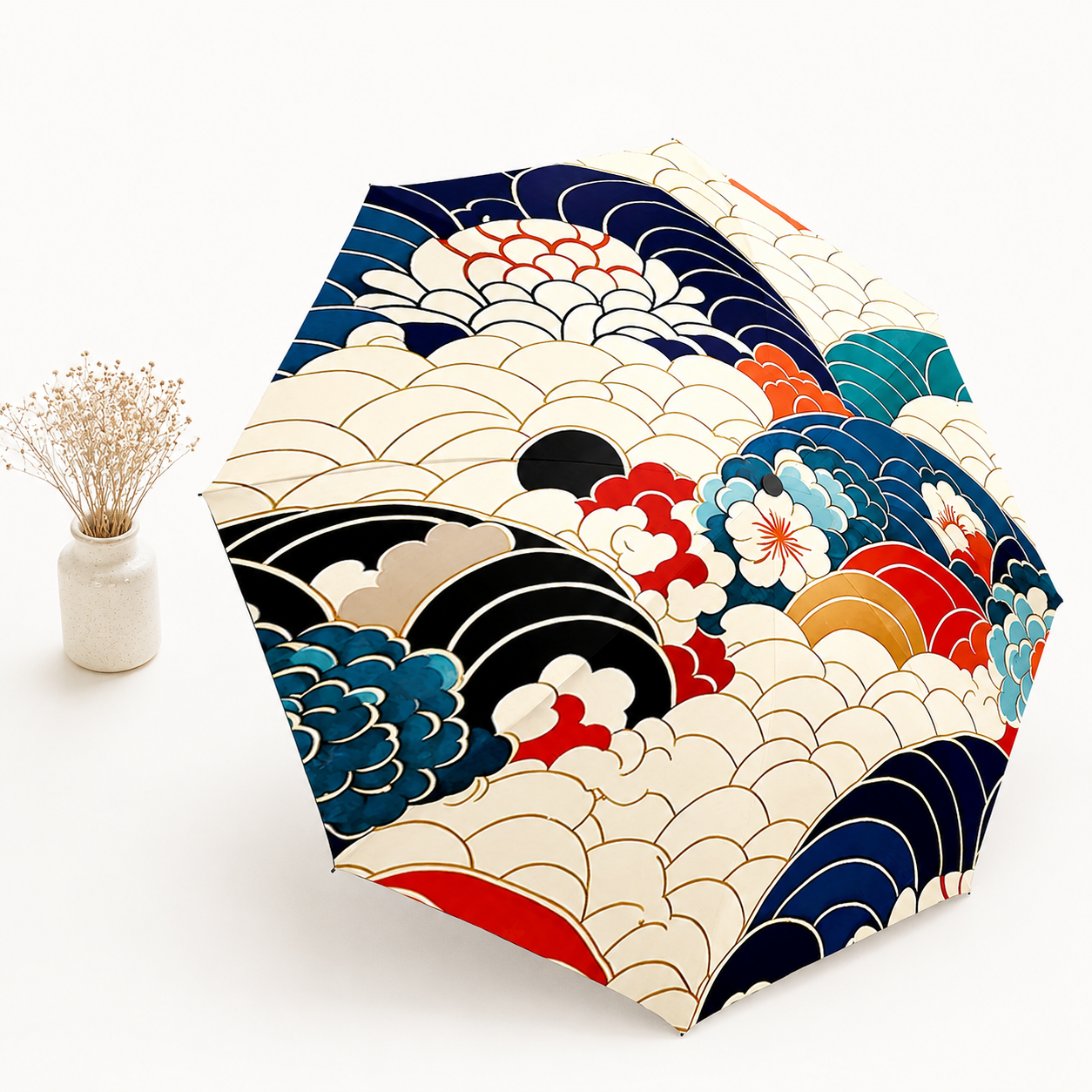 Waves And Clouds Umbrella