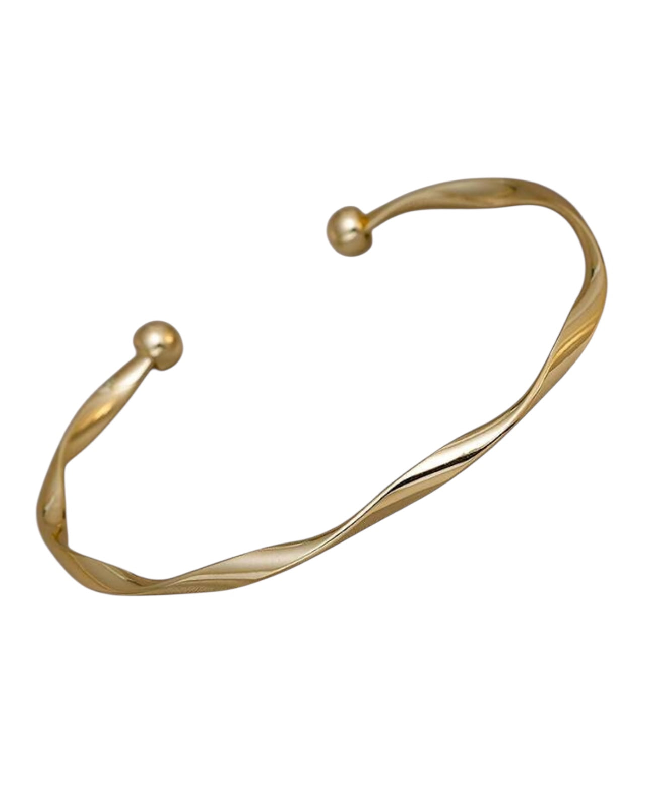 925 Sterling Silver Bracelet With Twisted Cuffs