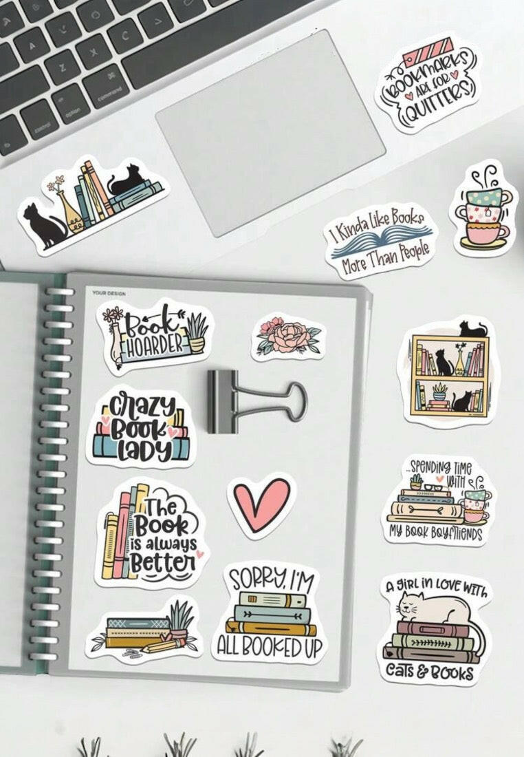 2 Sets Of 22 Designs Cartoon Stationery Assorted Stickers