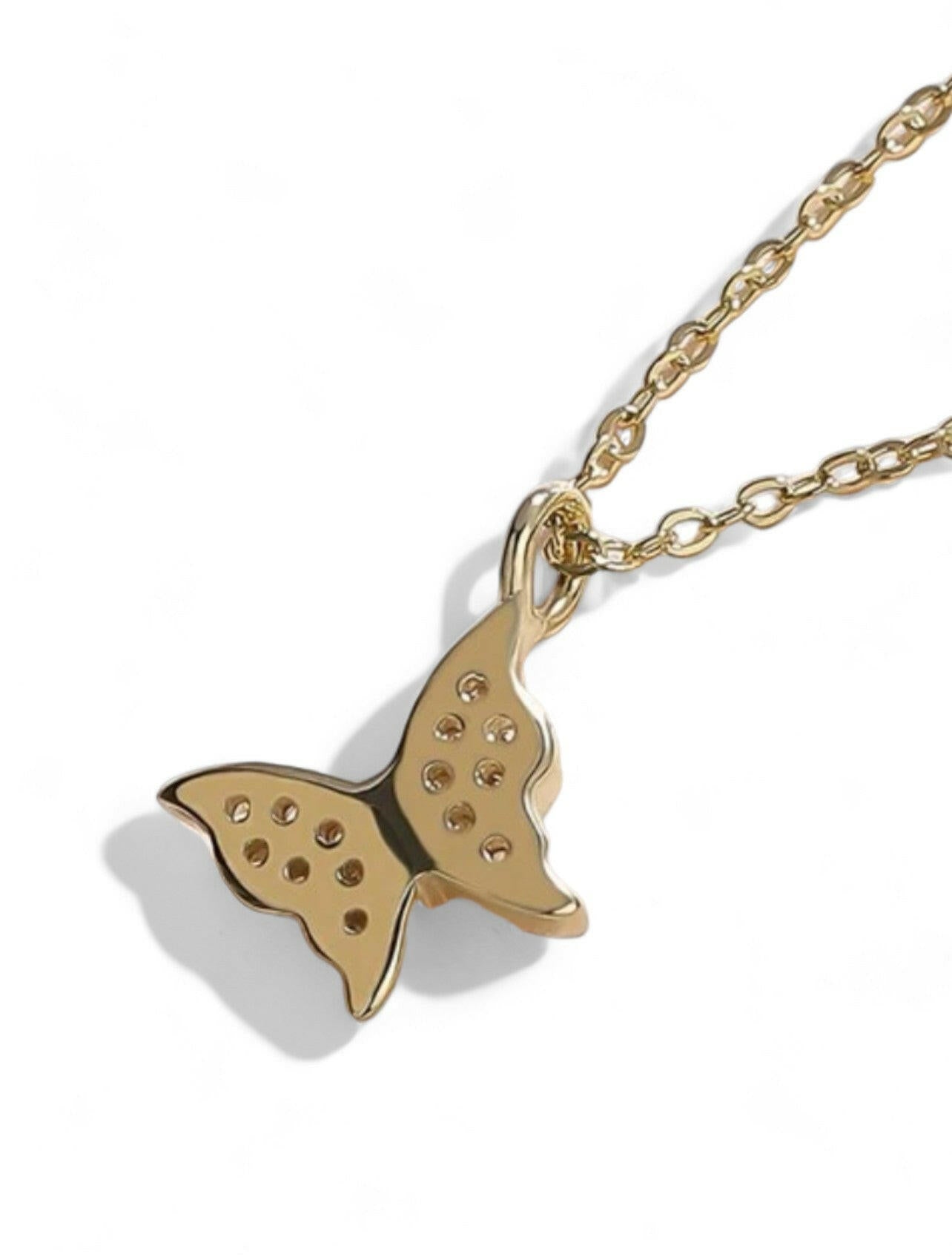 925 Sterling Silver Butterfly Necklace