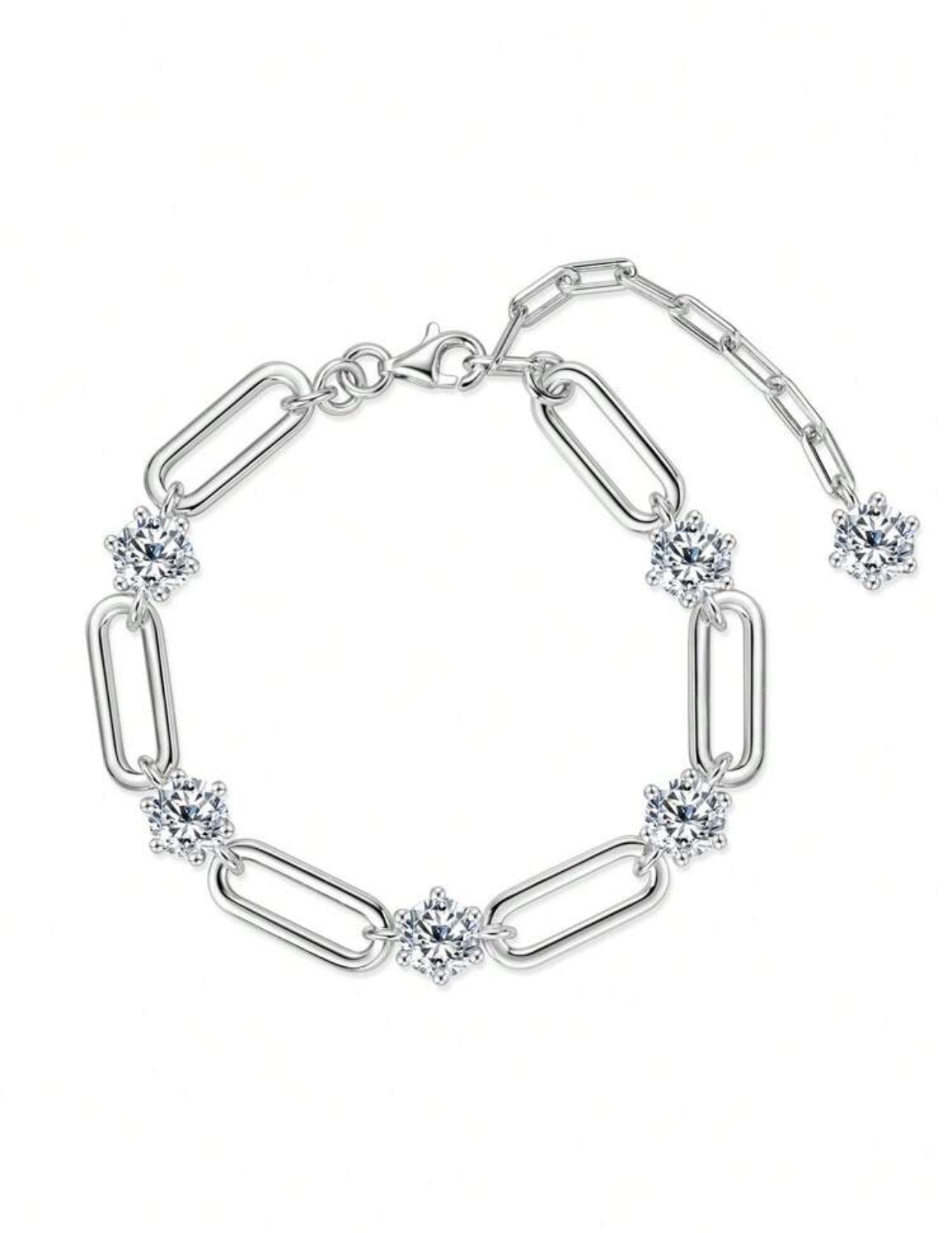 925 Sterling Silver Dainty Chain Bracelet