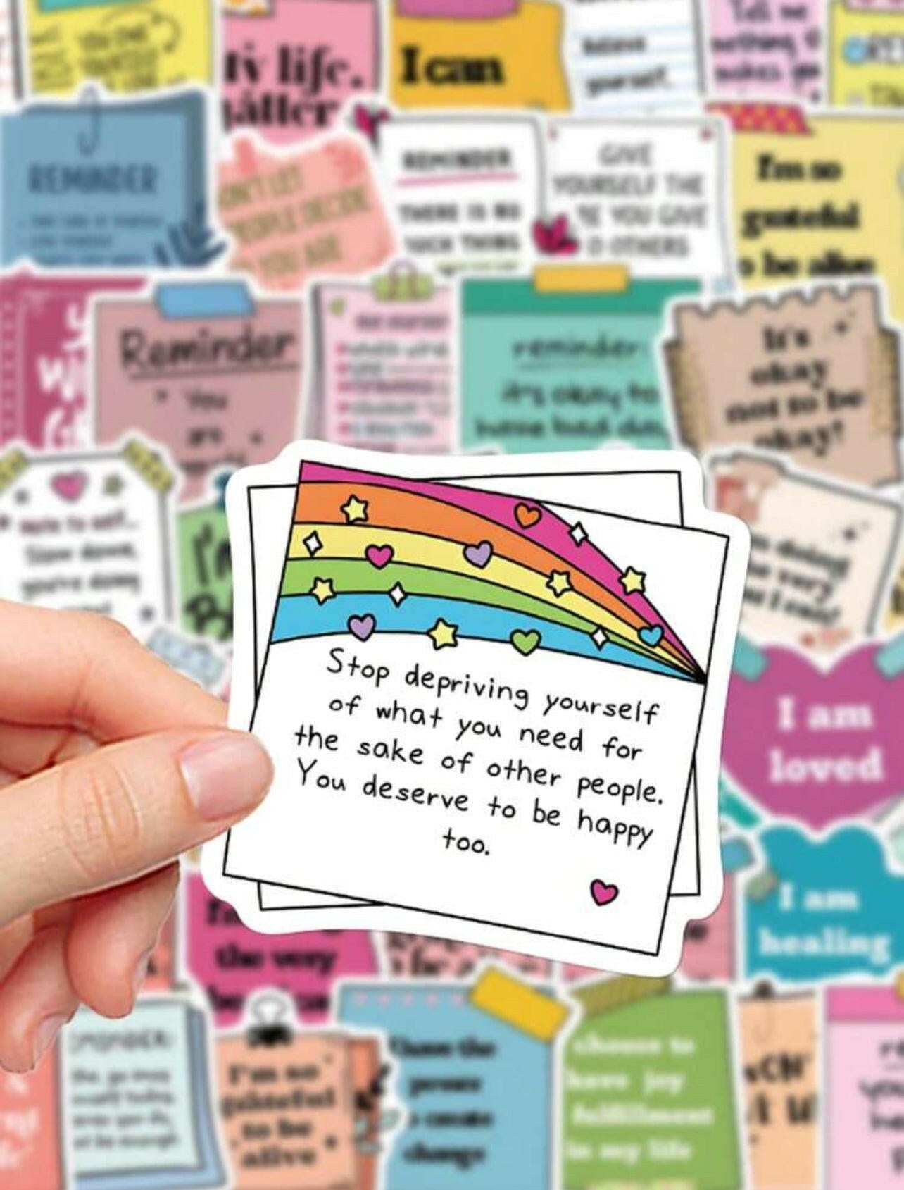 50pcs Positive Affirmation Motivation Stickers