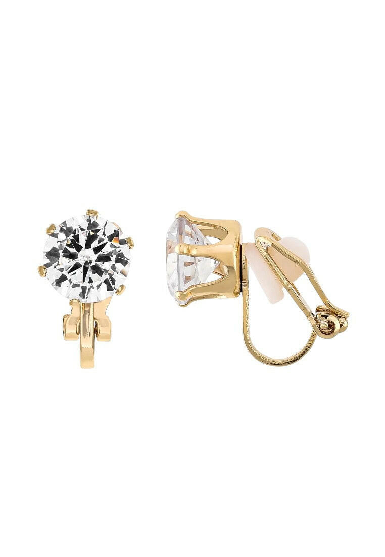 Stylish Cube-Shaped  Clip-On Earrings