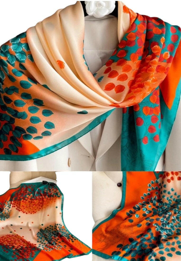 Tree Pattern Bandana Scarf