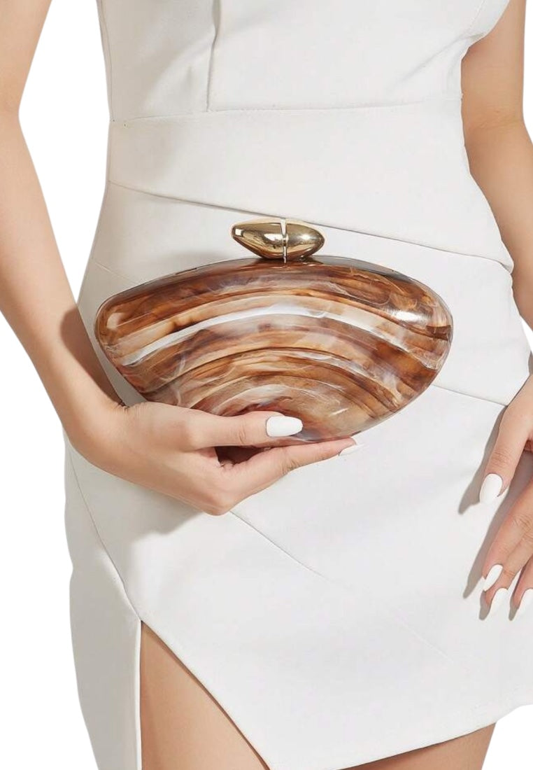 Shell Evening Clutch Bag