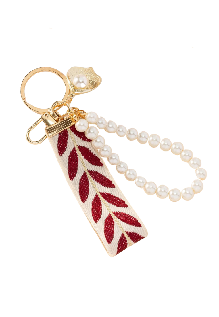 Pearl Wristlet Keychain