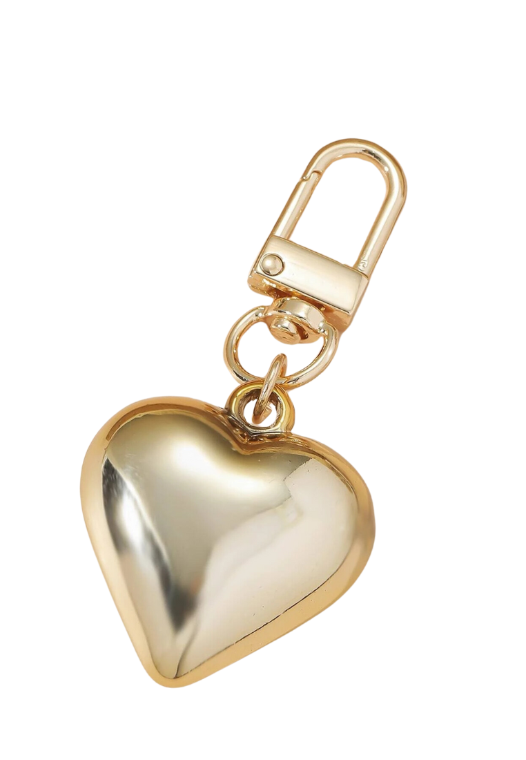 Golden Heart Design Charm