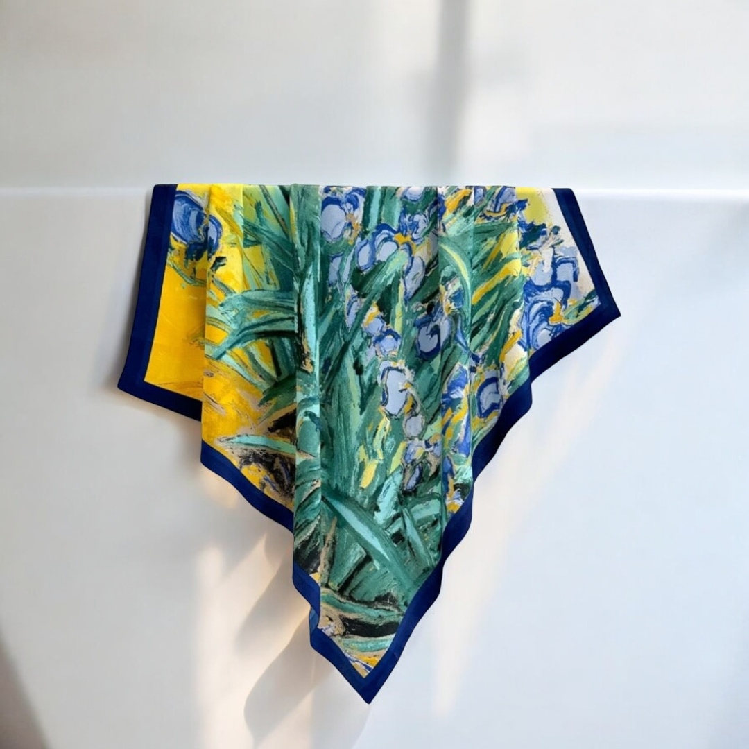 Floral Pattern Bandana Scarf