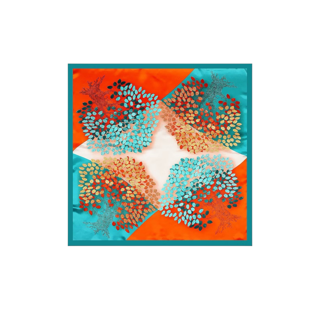 Tree Pattern Bandana Scarf