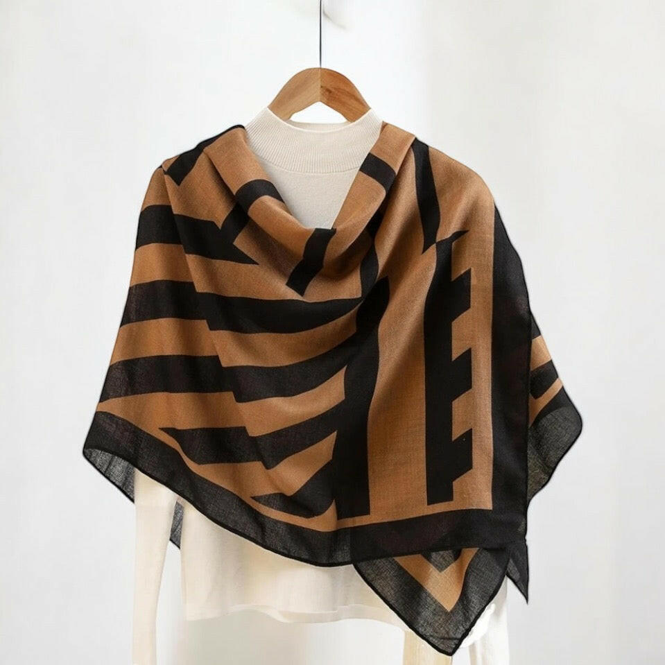 Striped Pattern Scarf