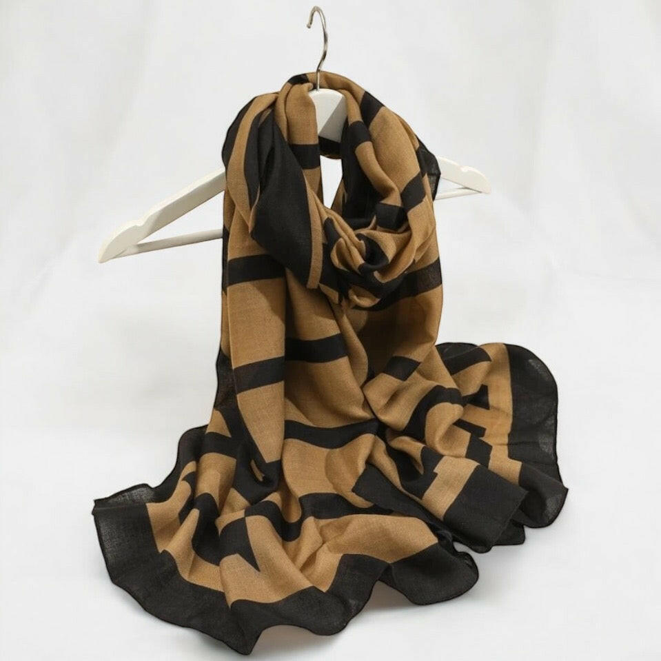 Striped Pattern Scarf