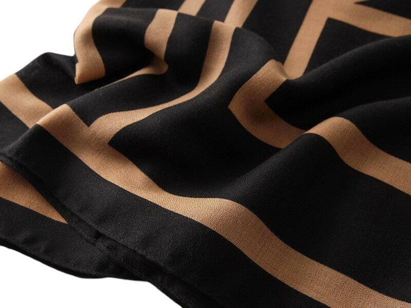 Striped Pattern Scarf