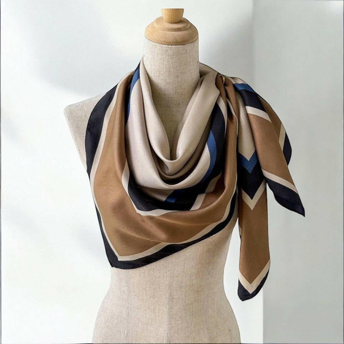 Brown Twill Scarf