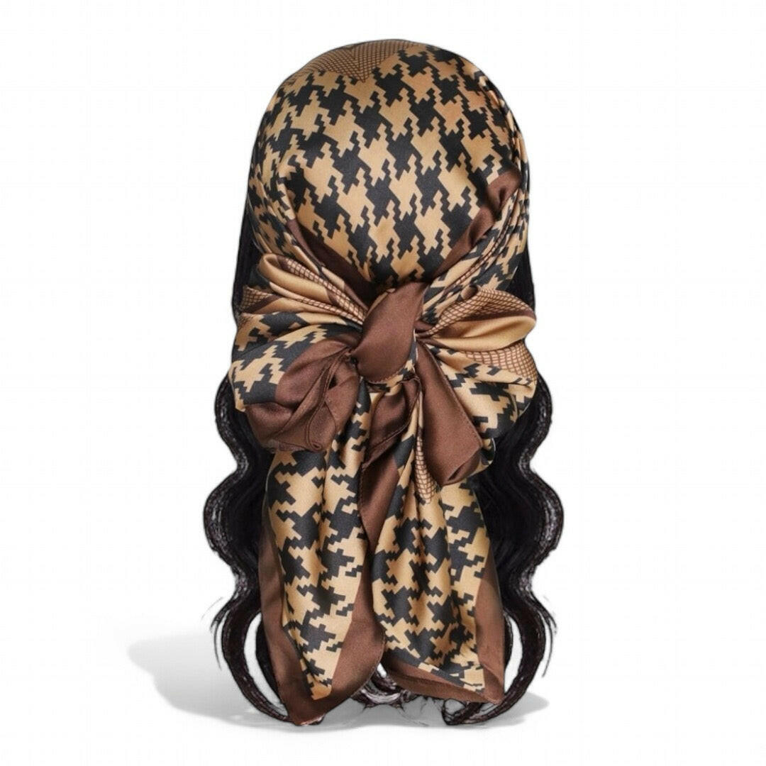 Houndstooth Print Bandana