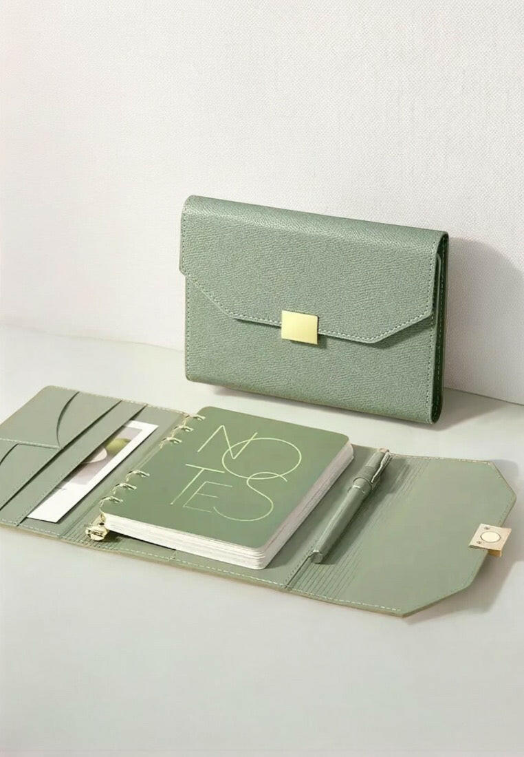 A5 Tri-Fold Matte Finish and Plain Ruling - Stylish Journal