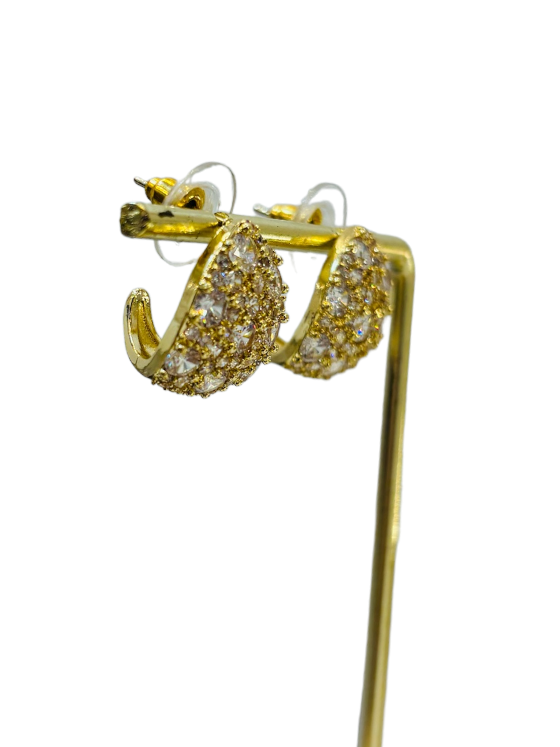 Cubic Zirconia Teardrop Shaped Earrings