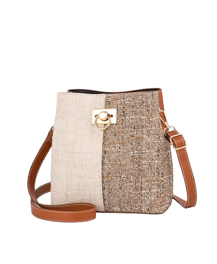 This stylish Color Block Bucket Bag elevates your everyday look with its eye-catching color-block design. Crafted from premium materials, this bag is designed to last and the adjustable shoulder strap ensures maximum comfort. Perfect for daily errands, work and even weekend getaways!