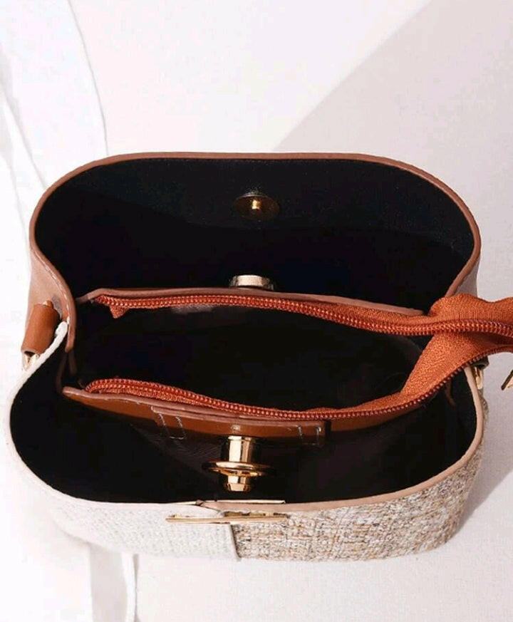 This stylish Color Block Bucket Bag elevates your everyday look with its eye-catching color-block design. Crafted from premium materials, this bag is designed to last and the adjustable shoulder strap ensures maximum comfort. Perfect for daily errands, work and even weekend getaways!