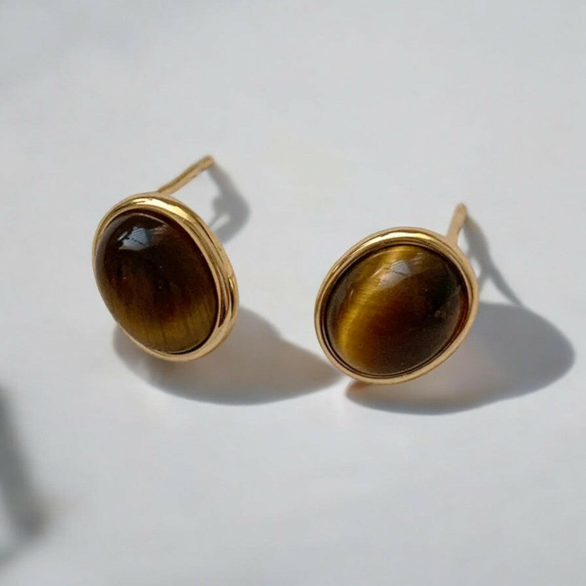 Agate Stud Earrings