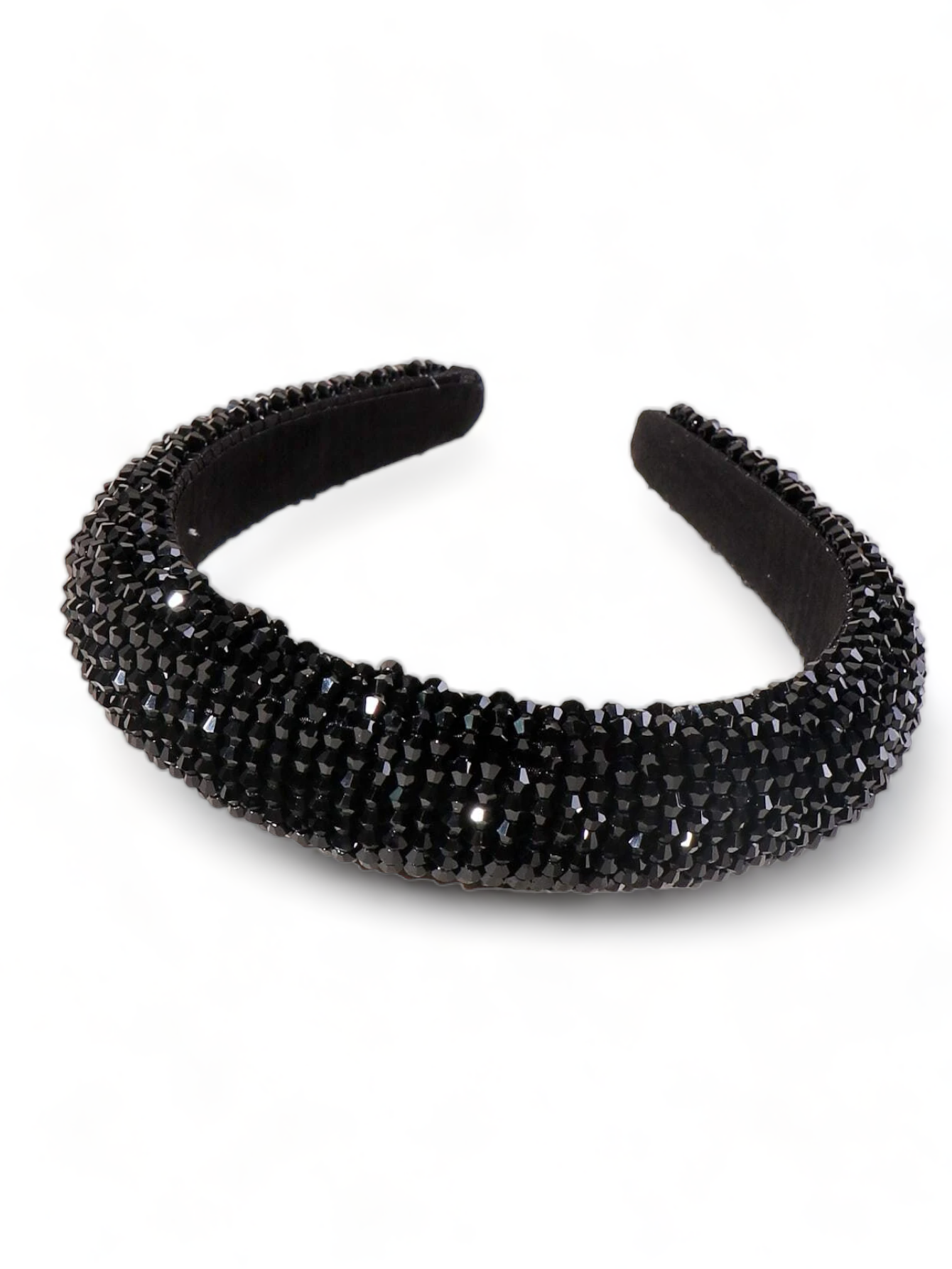 Black Rhinestone Decor headband