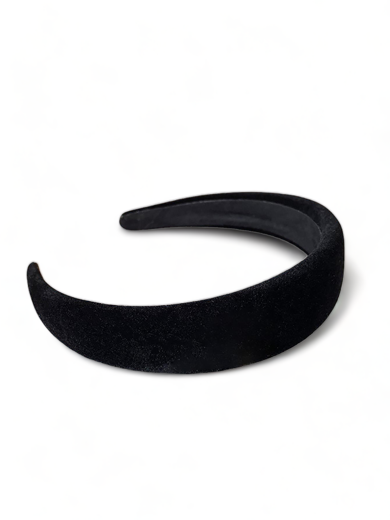 Black Velvet High Crown Sponge Headband