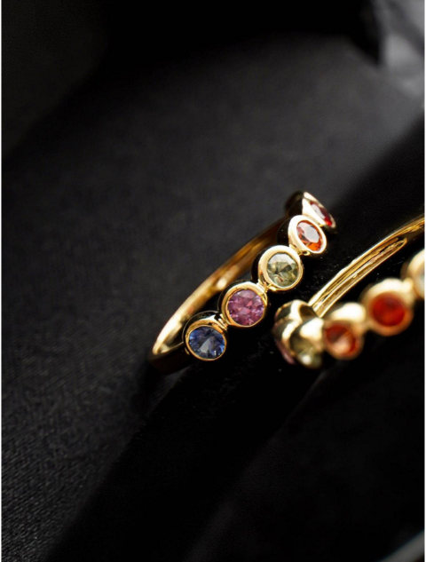 A glamorous sterling silver ring adorned with cubic zirconia gems. The ring features sparkling cubic zirconia stones set within an intricately designed sterling silver setting. The combination of the shimmering gemstones and the lustrous silver creates a captivating and elegant look. This ring is a stylish and sophisticated accessory that adds a touch of opulence and luxury to any outfit.