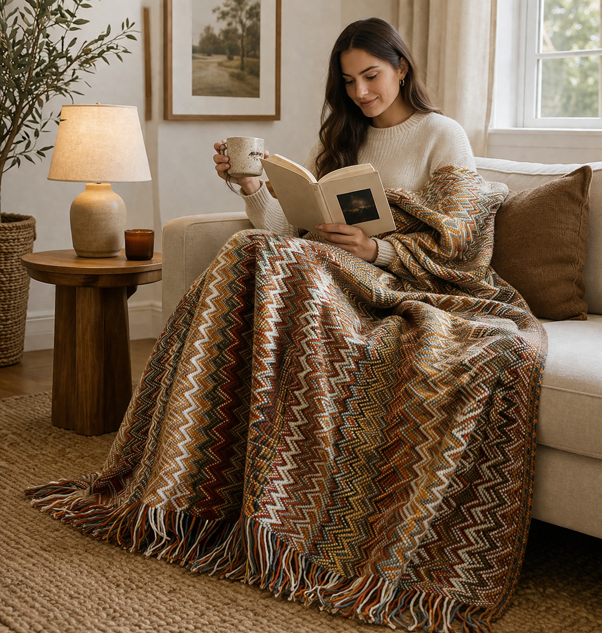 Multi-purpose Knitted Blanket