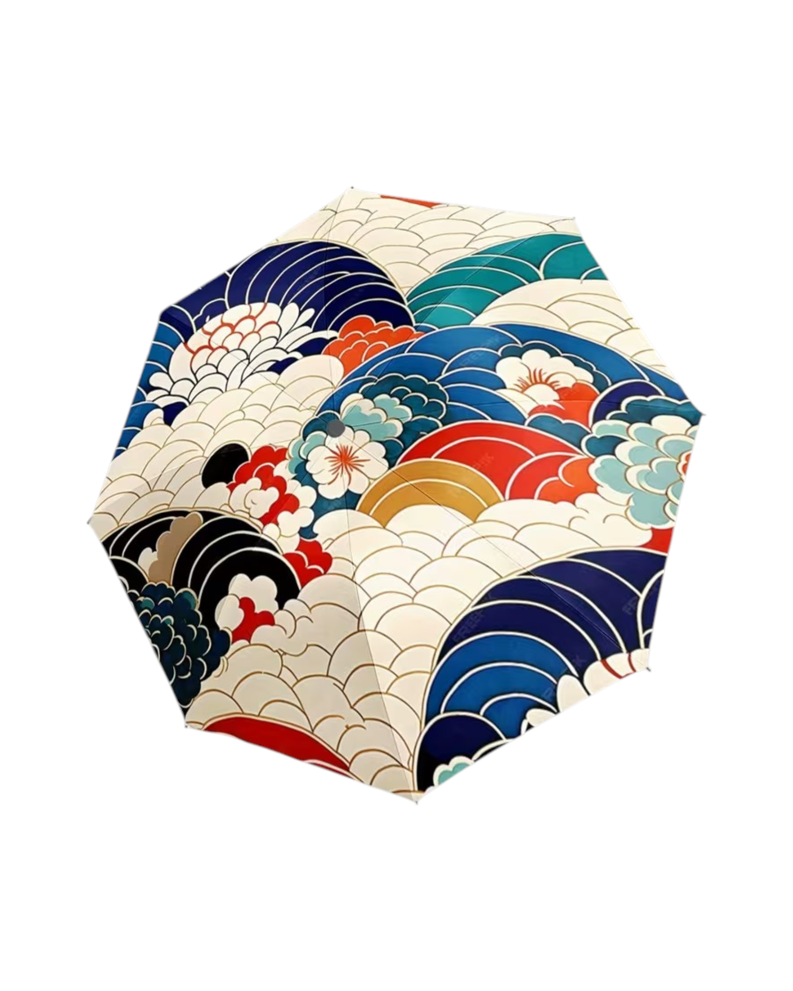 Waves And Clouds Umbrella