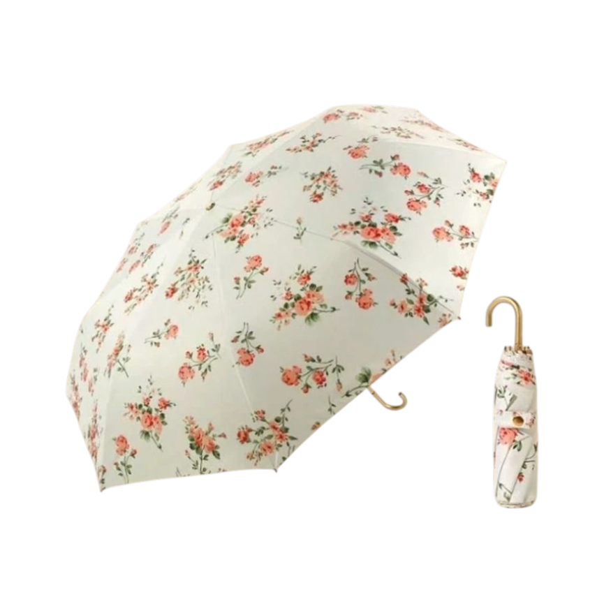 Floral Golden Hook Umbrella