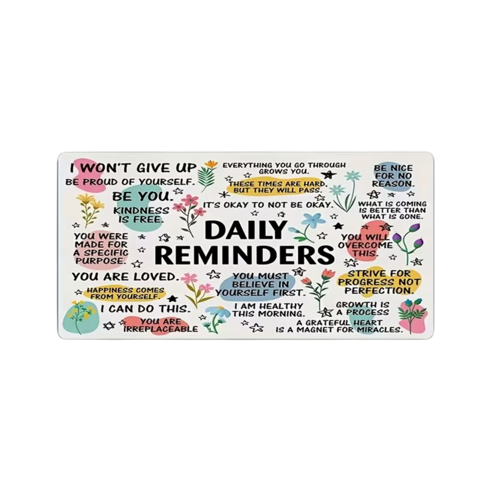 Daily Reminder Desk Mat